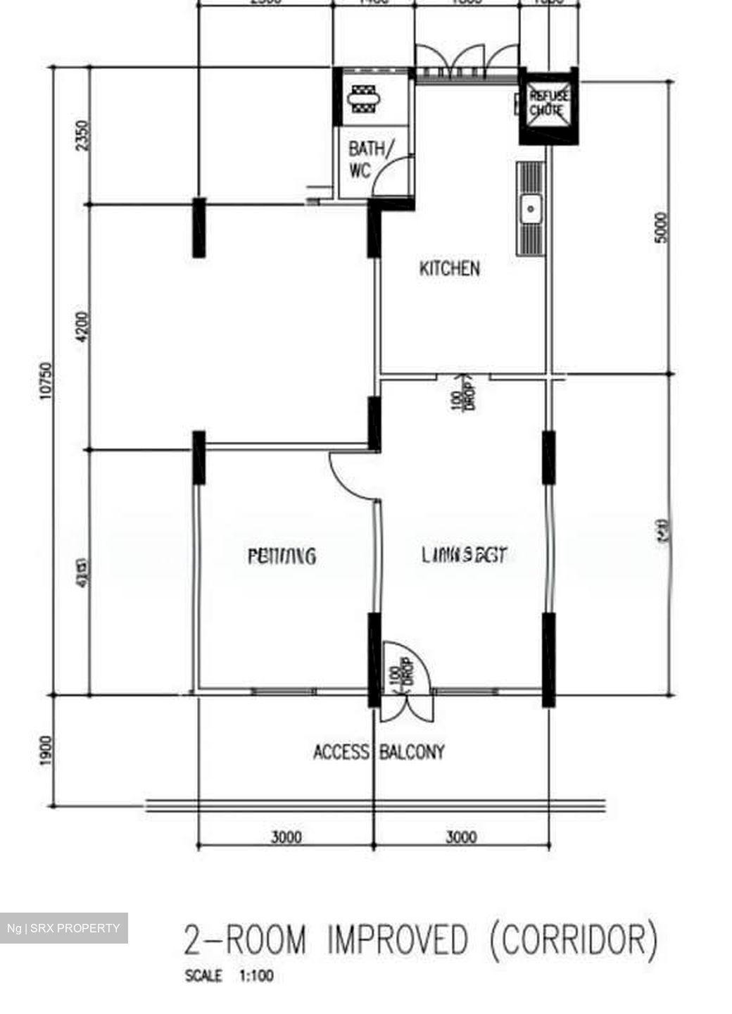 Blk 534 Bedok North Street 3 (Bedok), HDB 2 Rooms #554508801